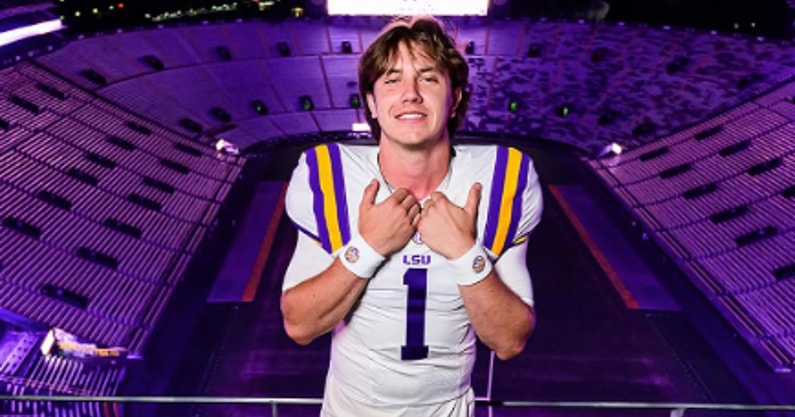 LSU is in the final two for Texas 4-star QB Bowe Bentley (Photo: Bowe Bentley)